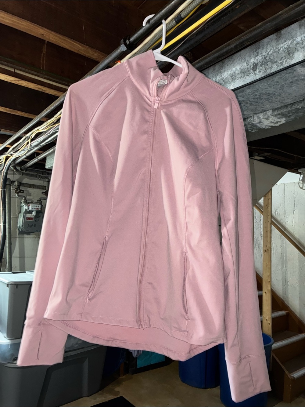 90 degree Women's Lightweight Pink Full-Zip Jacket